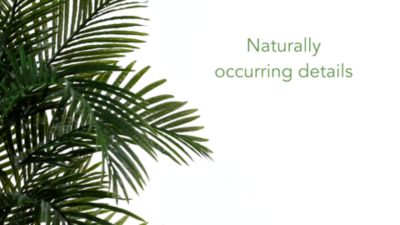 Image showing  7 ft. Golden Cane Artificial Palm Tree