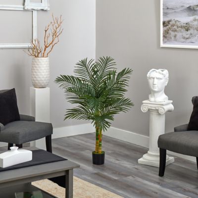 Image showing  4 ft. Artificial Golden Cane Palm Tree, T2017