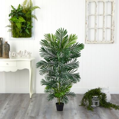 Image showing  5 ft. Indoor/Outdoor UV-Resistant Areca Artificial Palm Tree