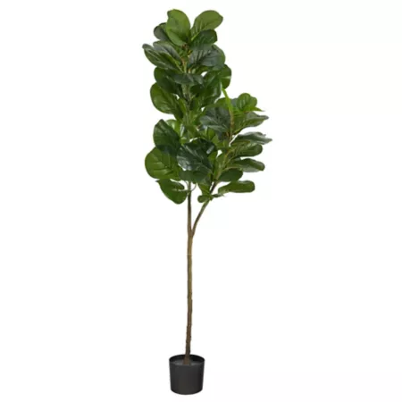 Nearly Natural 4.5 ft Artificial Fiddle Leaf Fig Tree Artificial Plants & Flowers