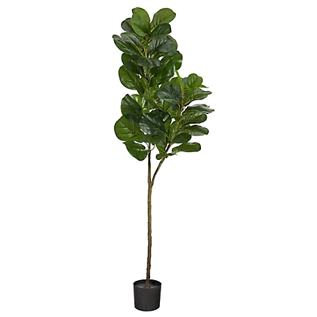 Nearly Natural 4.5 ft. Fiddle Leaf Fig Artificial Tree