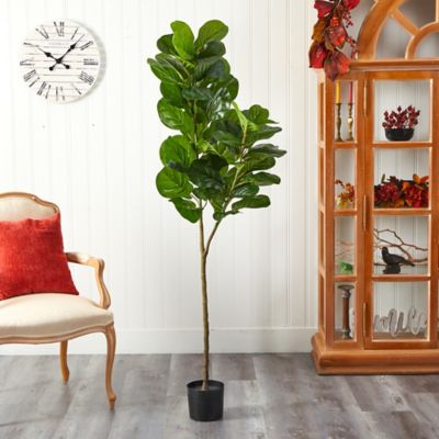Image showing  4.5 ft. Fiddle Leaf Fig Artificial Tree