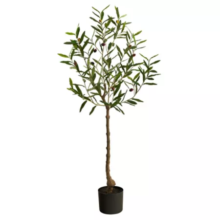 Almost Natural 4 Foot Artificial Olive Tree Artificial Plants & Flowers