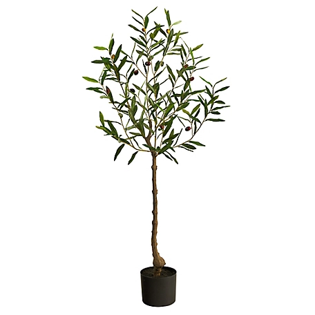 Nearly Natural 4 ft. Olive Artificial Tree