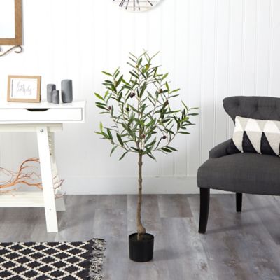 Image showing  4 ft. Artificial Olive Tree