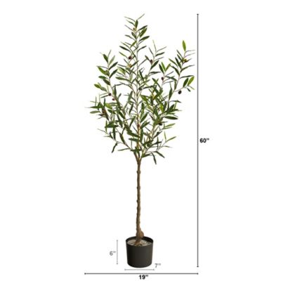 Image showing  5 ft. Olive Artificial Tree