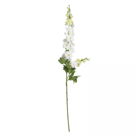 Nearly Natural 38.5 in Delphinium Stems White Pack of 12 Artificial Plants & Flowers