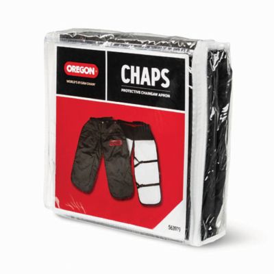 Image showing  Protective Chainsaw Chaps, Black, 8 Layers of Breathable Warp Knit Chainsaw Protection, One Size Fits All