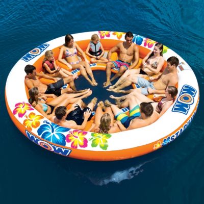 WOW Watersports 12-Person Stadium Islander Pool Float