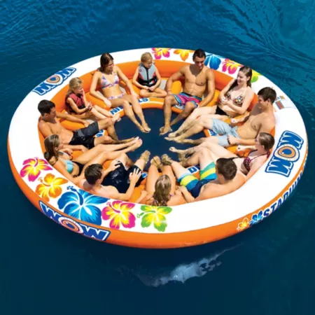 WOW Watersports Stadium Islander 12-Person Pool Float Floats