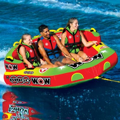 WOW Watersports Bingo 1-3 Person Cockpit Towable, 14-1070