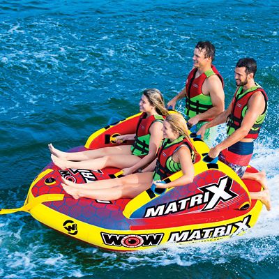 WOW Watersports Matrix 1 to 4-Person Towable Tube