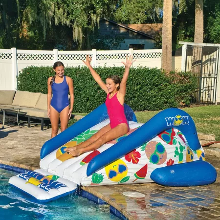 WOW Watersports Fruit Fun Soaker Pool Slide Sprinkler 21-2470 Floats