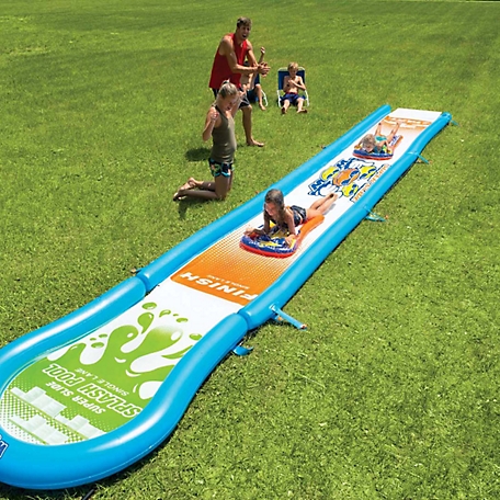 WOW Watersports Single Lane Slide with Attached Pool, 21-2160