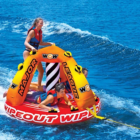 WOW Watersports Wipeout 3P Standing Towable, 22-WTO-3965