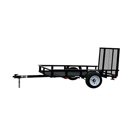 Tractor Supply Carry-On Trailer 5 ft. W x 8 ft. L Mesh Floor Trailer, 1,650 lb. Payload Capacity