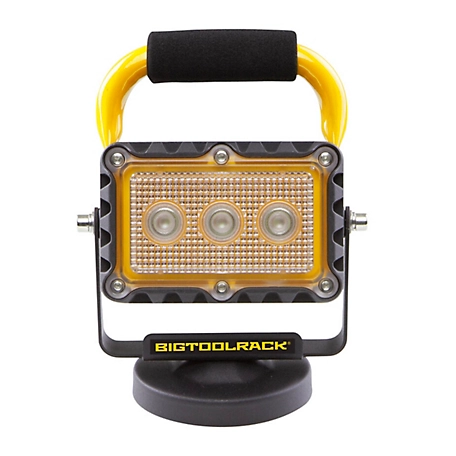 BigToolRack 500 Lumen LED Rechargeable Site Lamp with Magnetic Base