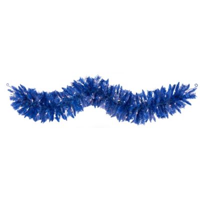 Nearly Natural 6 ft. Pre-Lit Artificial Christmas Garland, White Warm Lights
