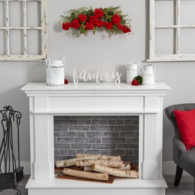 Image showing  32 in. Geranium and Berry Artificial Swag