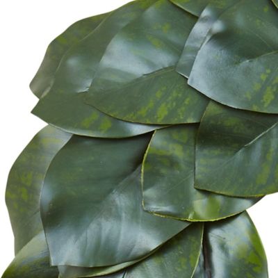 Image showing  24 in. Artificial Magnolia Leaf Wreath