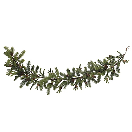 Nearly Natural 60 in. Pine and Pine Cone Garland