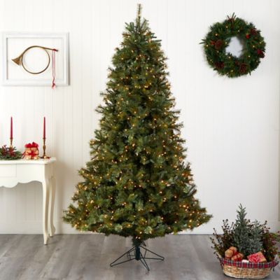 Image showing  7.5 ft. Majestic Multi-Pine Christmas Tree with Clear Lights