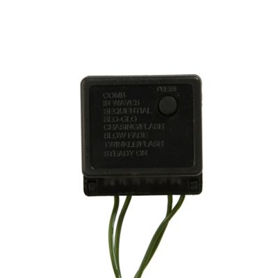 Image showing  4 ft. Wyoming Alpine Artificial Christmas Tree with Clear Multifunction LED Lights