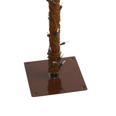 Image showing  6 ft. Christmas Palm Artificial Tree with Warm White LED Lights