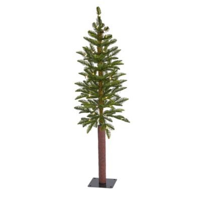 Nearly Natural 4 ft. Alaskan Alpine Artificial Christmas Tree with Multifunction LED Lights