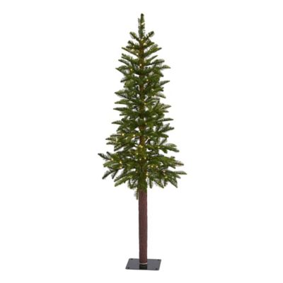 Nearly Natural 5 ft. Alaskan Alpine Artificial Christmas Tree with Multifunction LED Lights