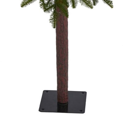 Image showing  5 ft. Alaskan Alpine Artificial Christmas Tree with Multifunction LED Lights