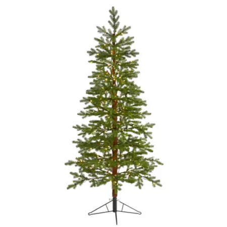 Fairbanks 6.5 ft Nearly Natural Artificial Christmas Tree with LED Lights Artificial Christmas Trees