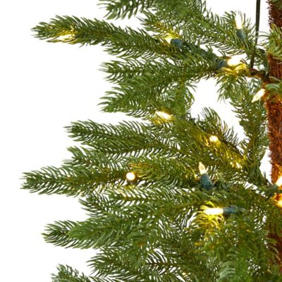 Image showing  6.5 ft. Fairbanks Fir Artificial Christmas Tree with LED Lights