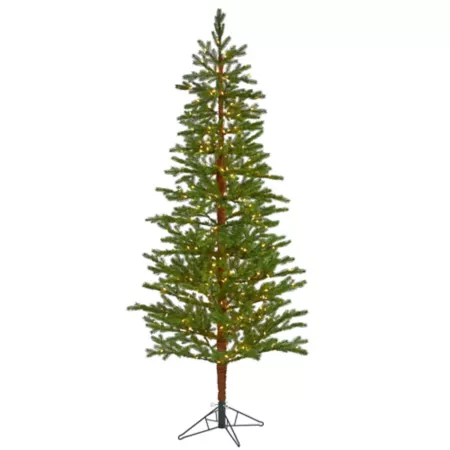 Fairbanks 7.5 ft Nearly Natural Artificial Christmas Tree with Clear Multi-Function LED Lights Artificial Christmas Trees