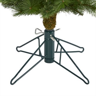 Image showing  6 ft. Green Pencil Artificial Christmas Tree with Clear Multifunction LED Lights and Bendable Branches