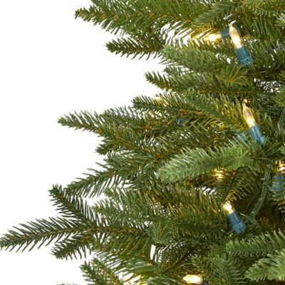 Image showing  5 ft. Cambridge Fir Artificial Christmas Tree with Clear Multifunction LED Lights
