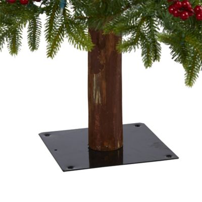 Image showing  6 ft. Victoria Fir Artificial Christmas Tree with LED Lights