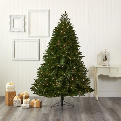 Image showing  7 ft. Oregon Spruce Artificial Christmas Tree with LED Lights