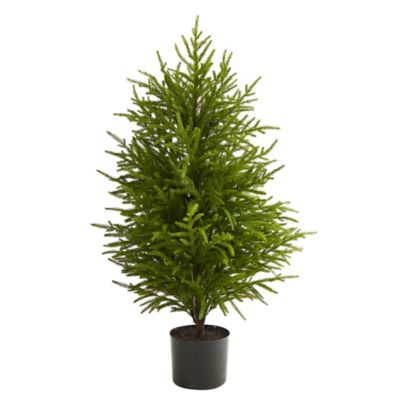 Nearly Natural 40 in. Norfolk Island Pine Natural Look Artificial Tree