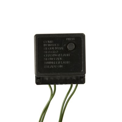 Image showing  4 ft. Cambridge Spruce Flat Back Artificial Christmas Tree with Warm White LED Lights