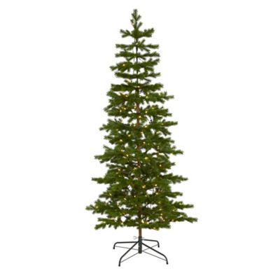 Nearly Natural 6.5 ft. Big Sky Spruce Artificial Christmas Tree with LED Lights