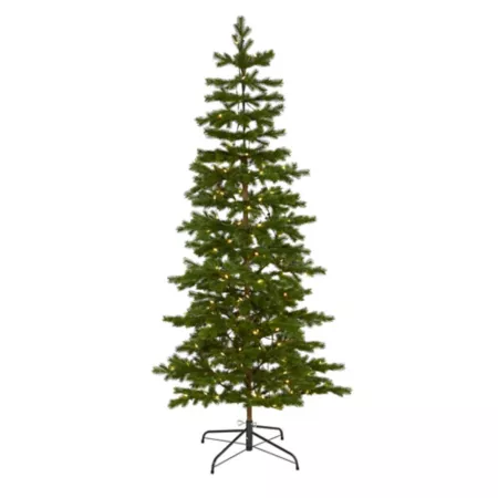 Nearly Natural 6.5 ft Big Sky Spruce Artificial Christmas Tree with LED Lights Artificial Christmas Trees