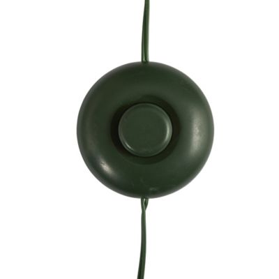 Image showing  5 ft. Flocked Colorado Mountain Fir Artificial Christmas Tree with Warm Micro LED Lights, Instant Connect