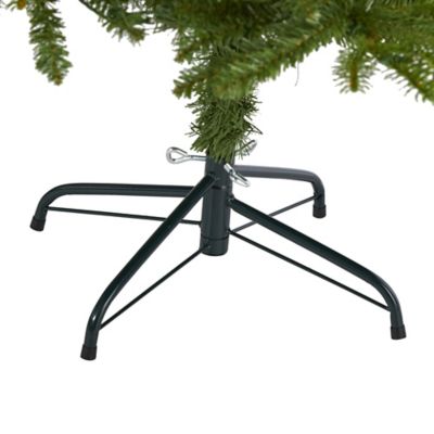 Image showing  5 ft. Sierra Spruce Natural Look Artificial Christmas Tree with Clear LED Lights