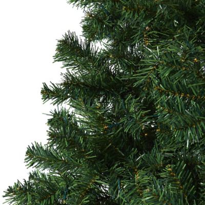 Image showing  7.5 ft. Northern Tip Pine Artificial Christmas Tree with Clear LED Lights