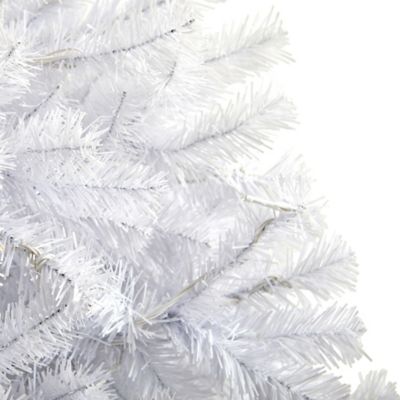 Image showing  6 ft. White Artificial Christmas Tree with Bendable Branches
