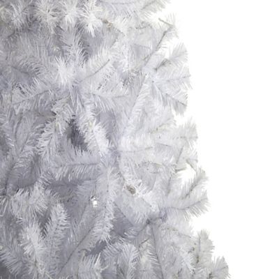 Image showing  6 ft. White Artificial Christmas Tree with Bendable Branches