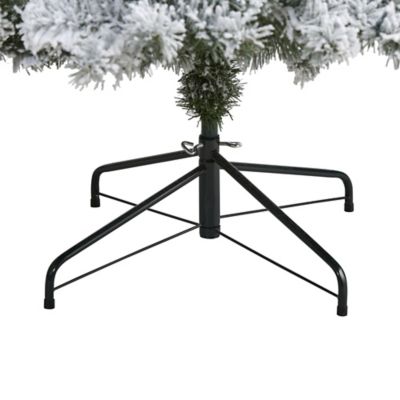 Image showing  8 ft. Flocked West Virginia Fir Artificial Christmas Tree