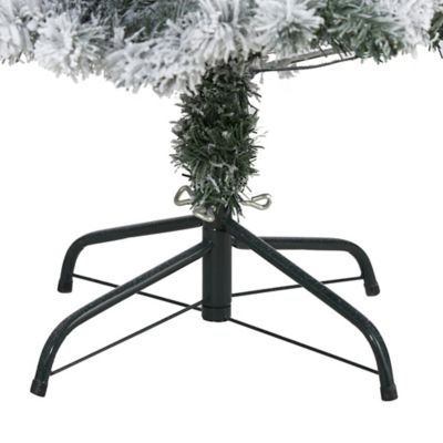 Image showing  4 ft. Flocked Rock Springs Spruce Artificial Christmas Tree