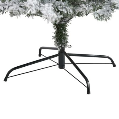 Image showing  8 ft. Flocked Rock Springs Spruce Artificial Christmas Tree